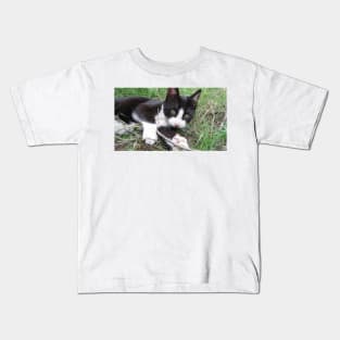 Playful Cat Kids T-Shirt